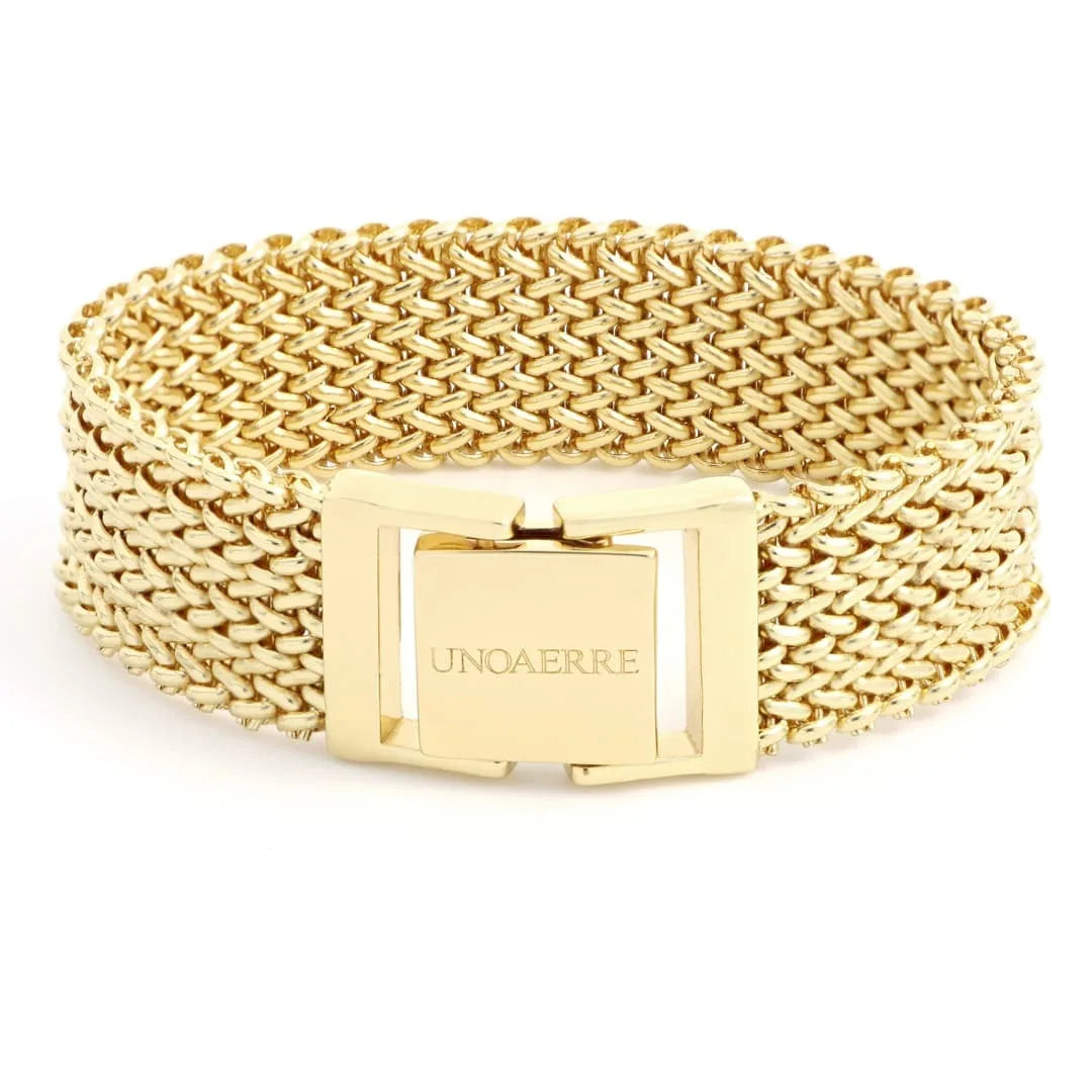 Bracciale in bronzo dorato Unoaerre 1987