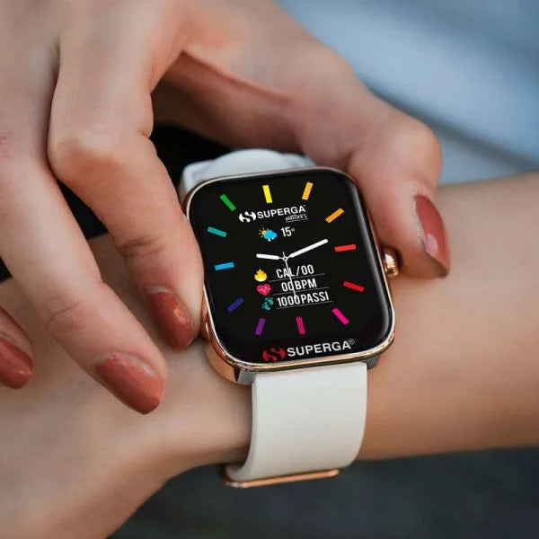 Superga Smartwatch Uniko SWT-STC003 Damenuhr, Doppelarmband