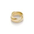 Anello dorato doppio Lux Unoaerre donna 2422