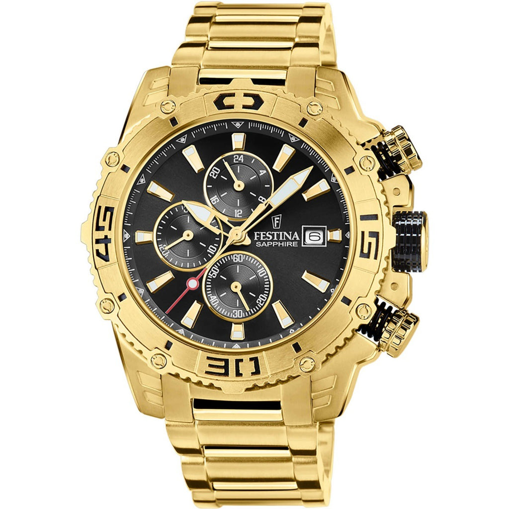 Orologio cronografo uomo Festina dorato f20492/4
