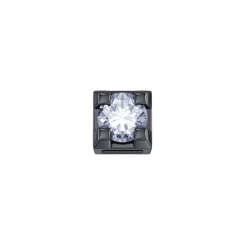Charm unisex Elements griffe in oro brunito e diamanti dchf3470.002
