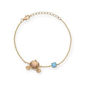 Kinderarmband Disney aus 925er vergoldetem Silber mit Cinderella Kutsche bs00040yzbl-55.cs