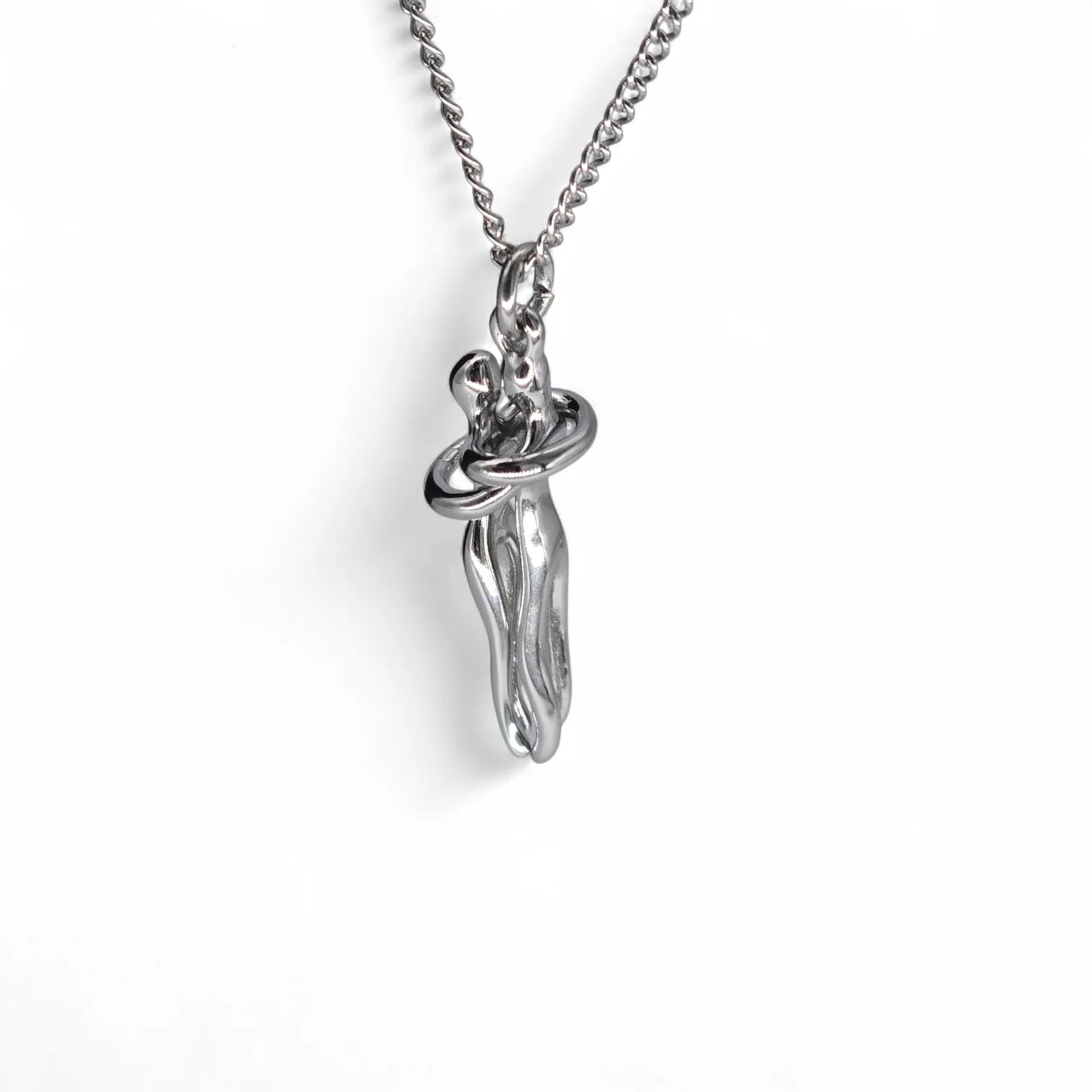 Collana Abbraccio Uomo e Donna Simbolo d’Amore e Unione