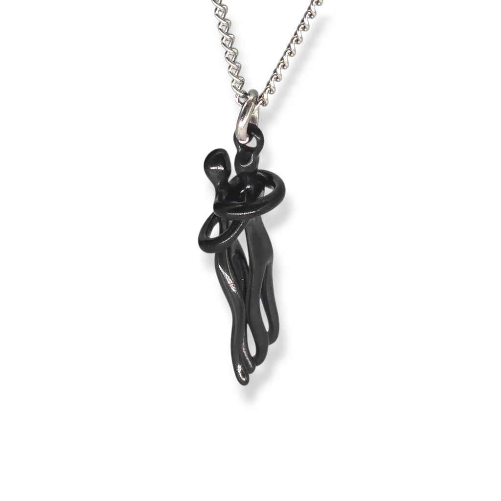 Collana Abbraccio Uomo e Donna Simbolo d’Amore e Unione