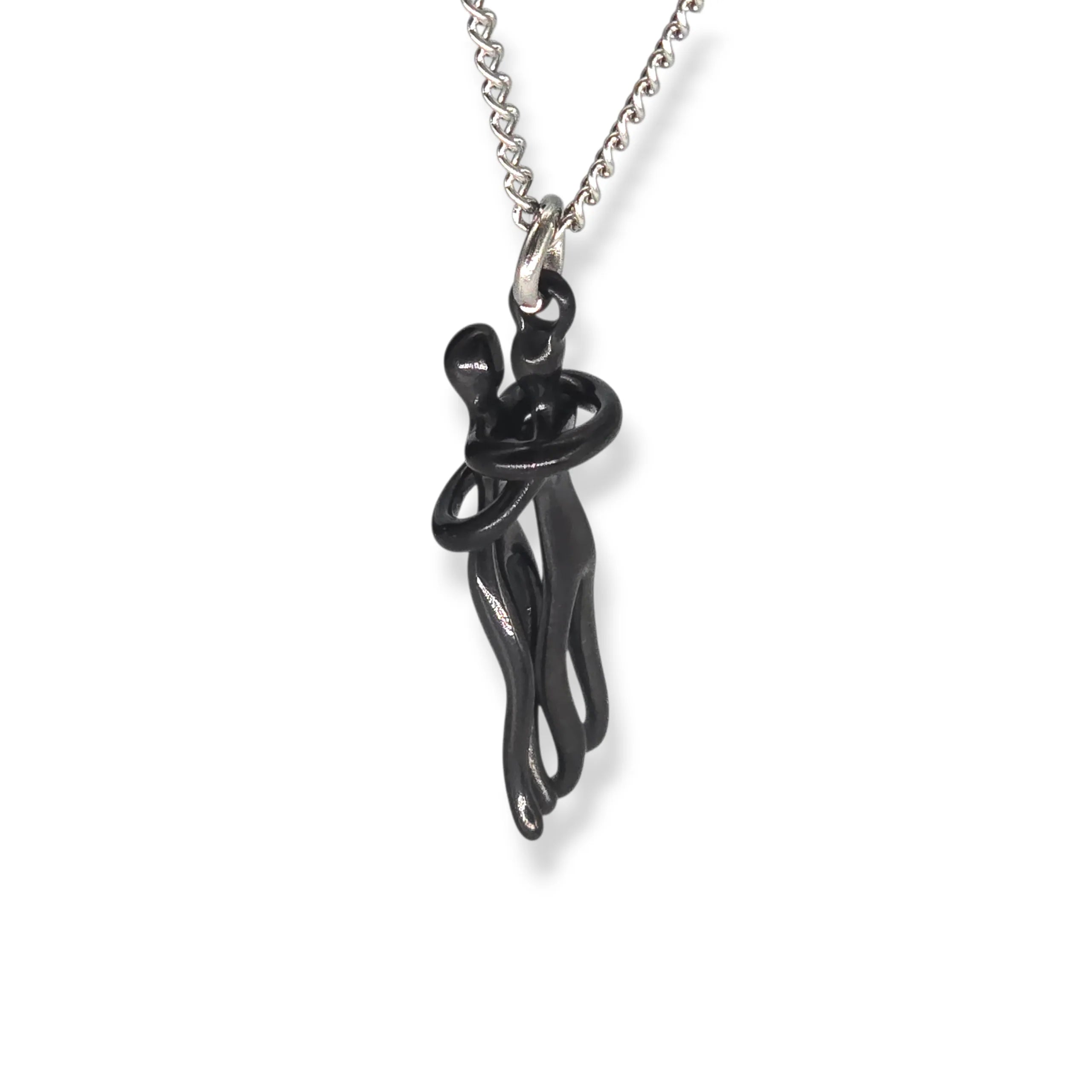 Collana Abbraccio Uomo e Donna Simbolo d’Amore e Unione