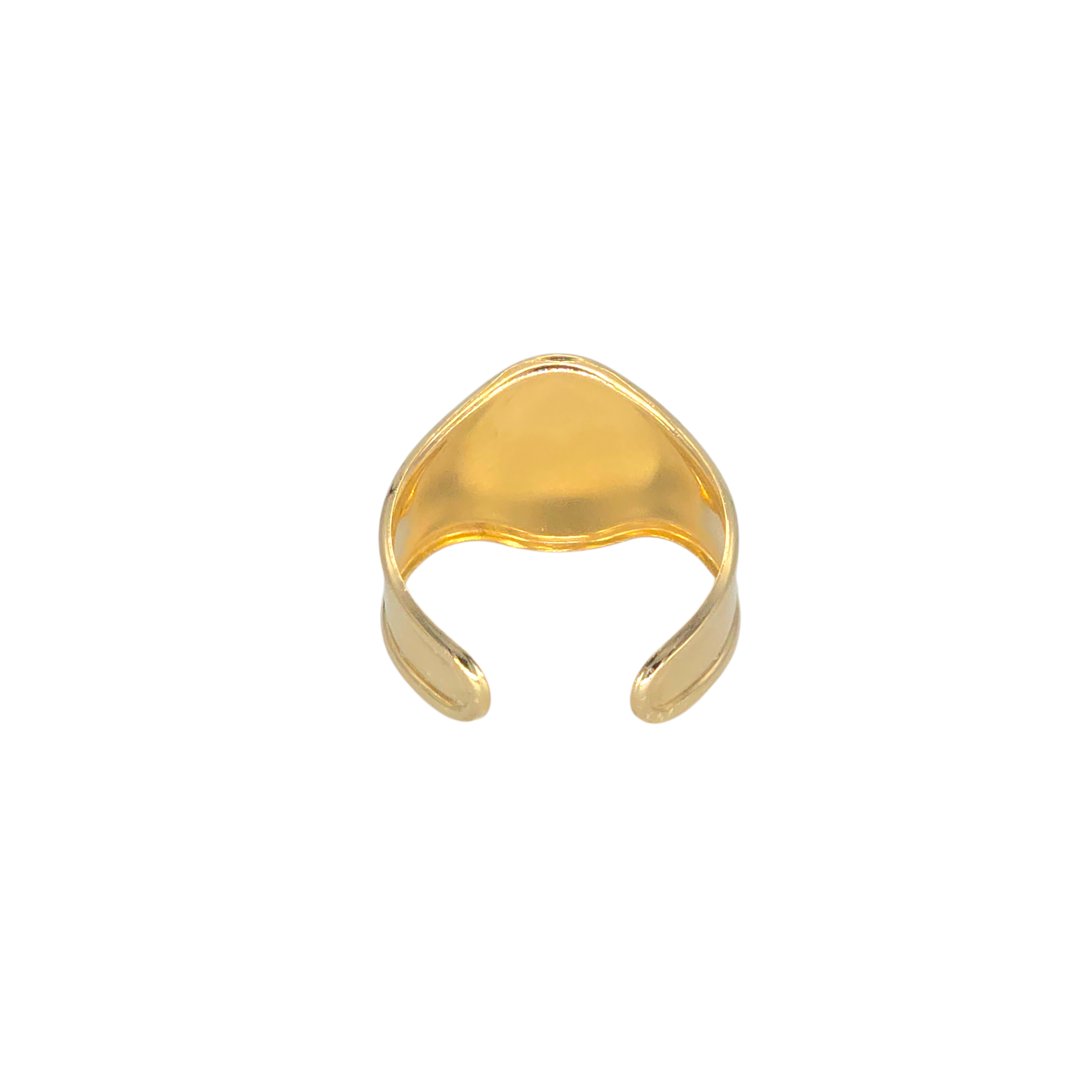 Anello Sigillo Cammeo Oro 18K – Misura Regolabile