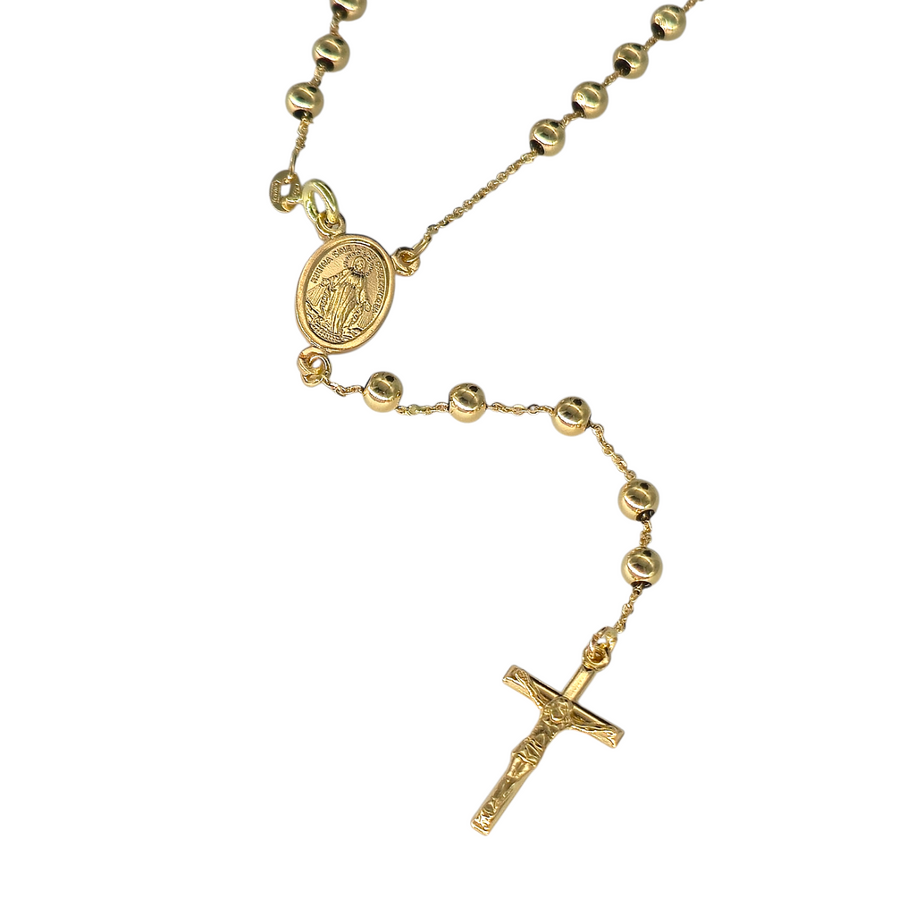 Rosenkranz 18 Karat Gelbgold 50 cm