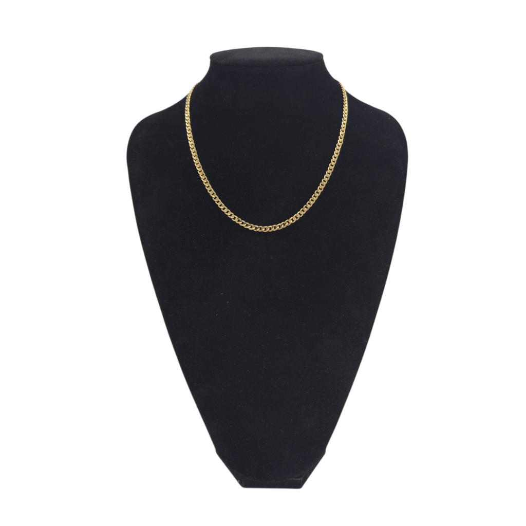 Collier en or jaune 18 carats maille gourmette