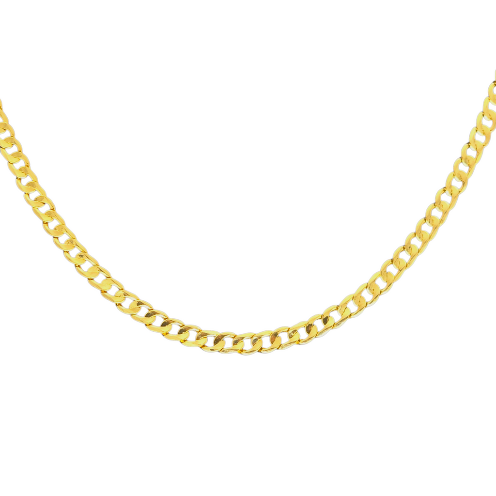 Collier en or jaune 18 carats maille gourmette