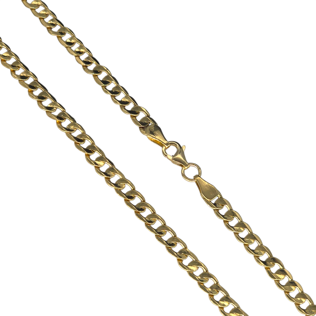 Collier en or jaune 18 carats maille gourmette