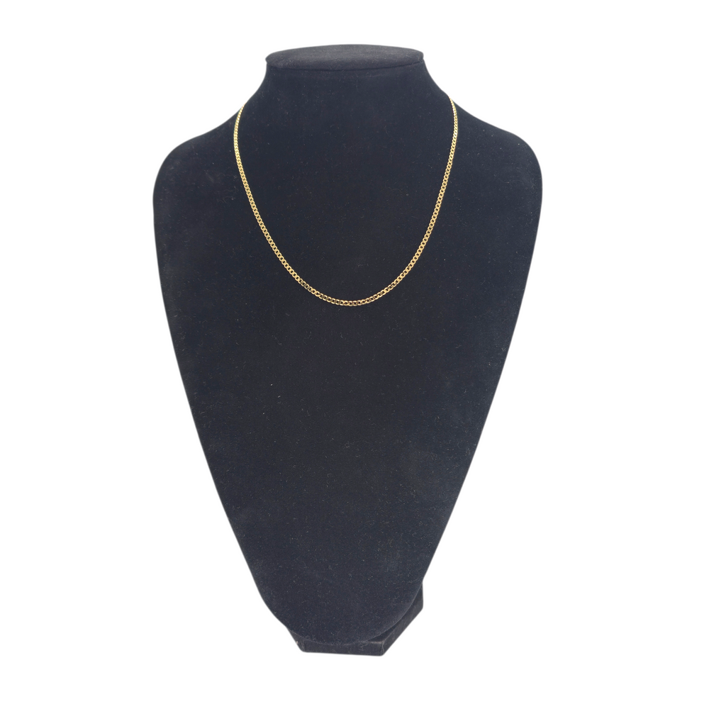 Collier en or jaune 18 carats maille gourmette