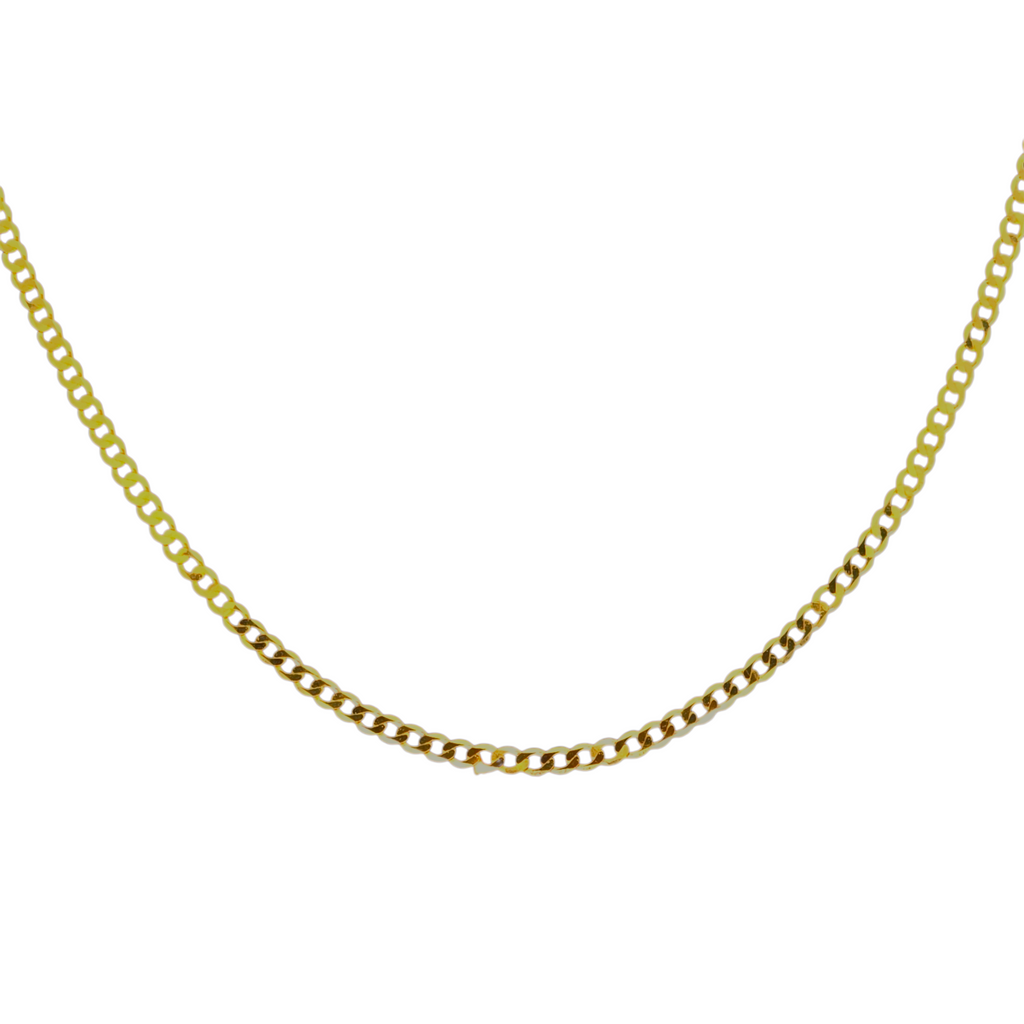 Collier en or jaune 18 carats maille gourmette