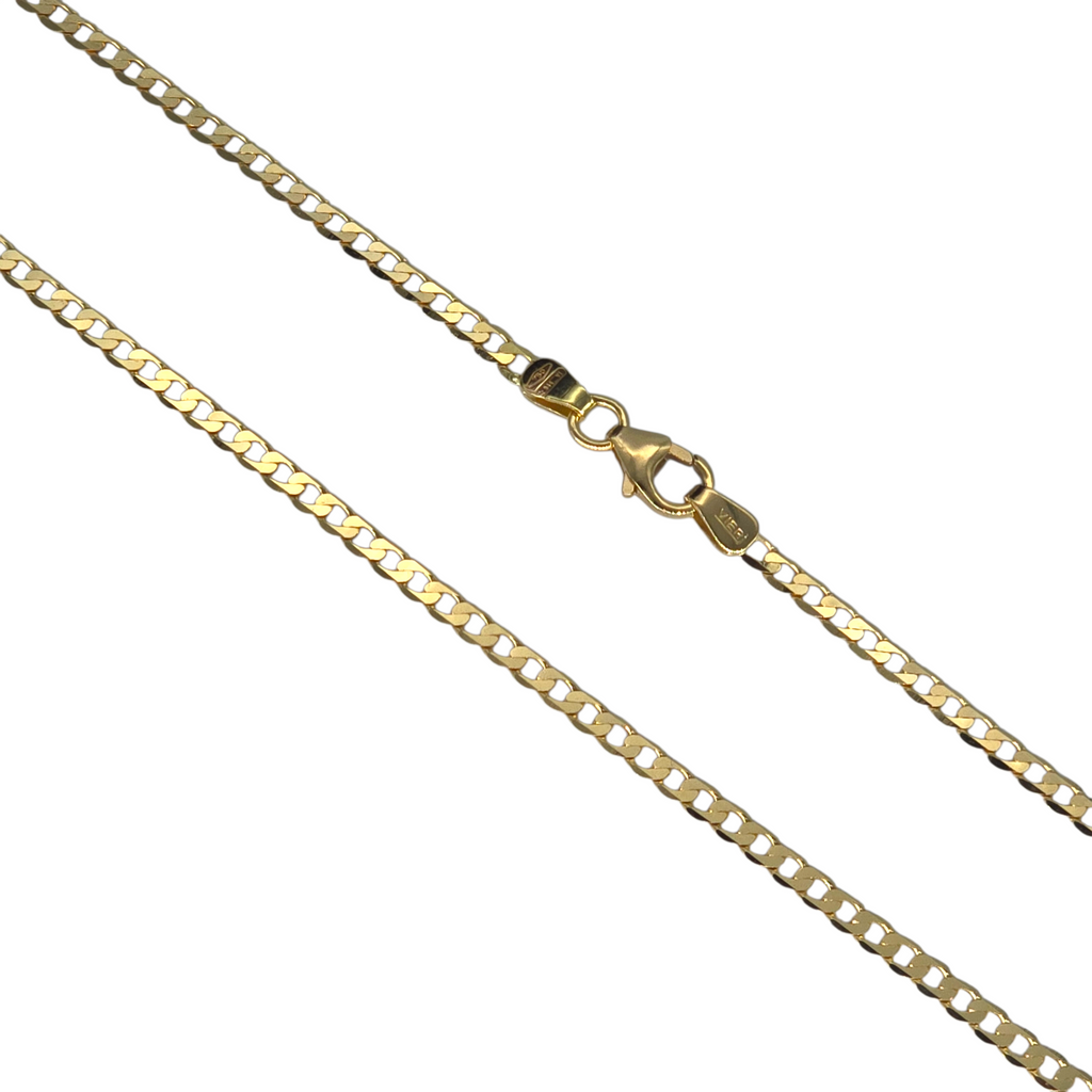 Collier en or jaune 18 carats maille gourmette