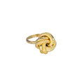Anello in oro 18 carati con nodo grande a rilievo
