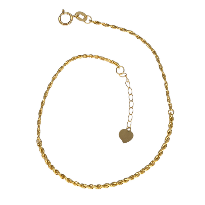 Dettaglio della lavorazione a funetta a scalare del bracciale