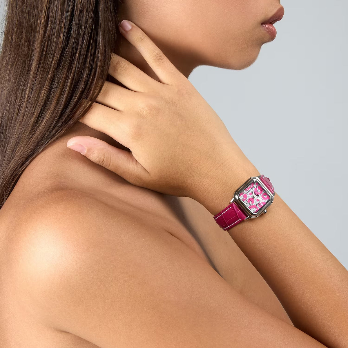 Orologio GCDS virgo safari pink