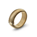 Bracciale Unoaerre donna in bronzo dorato a fascia Tubogas 1686