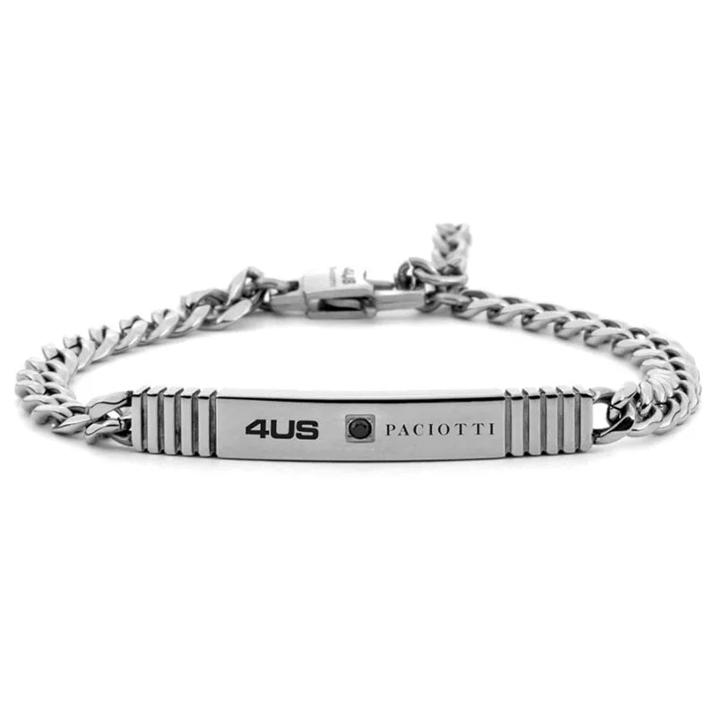 Bracciale Da Uomo In Acciaio Targhetta 4US Cesare Paciotti 4UBR8049