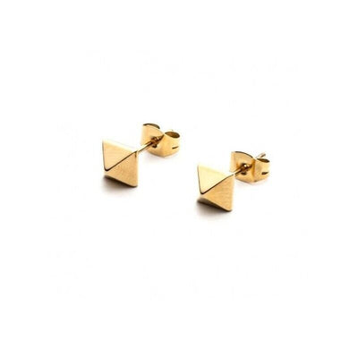 Boucles d'oreilles homme acier doré 4UOR5672 Paciotti 4US en forme de pointe