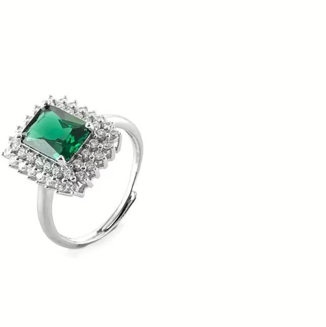 Anello con pietra rettangolare donna gioielli 4US Cesare Paciotti
