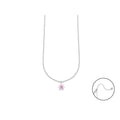 Collana in argento da donna con zircone rosa pendente 4US Cesare Paciotti 4UCL5693W
