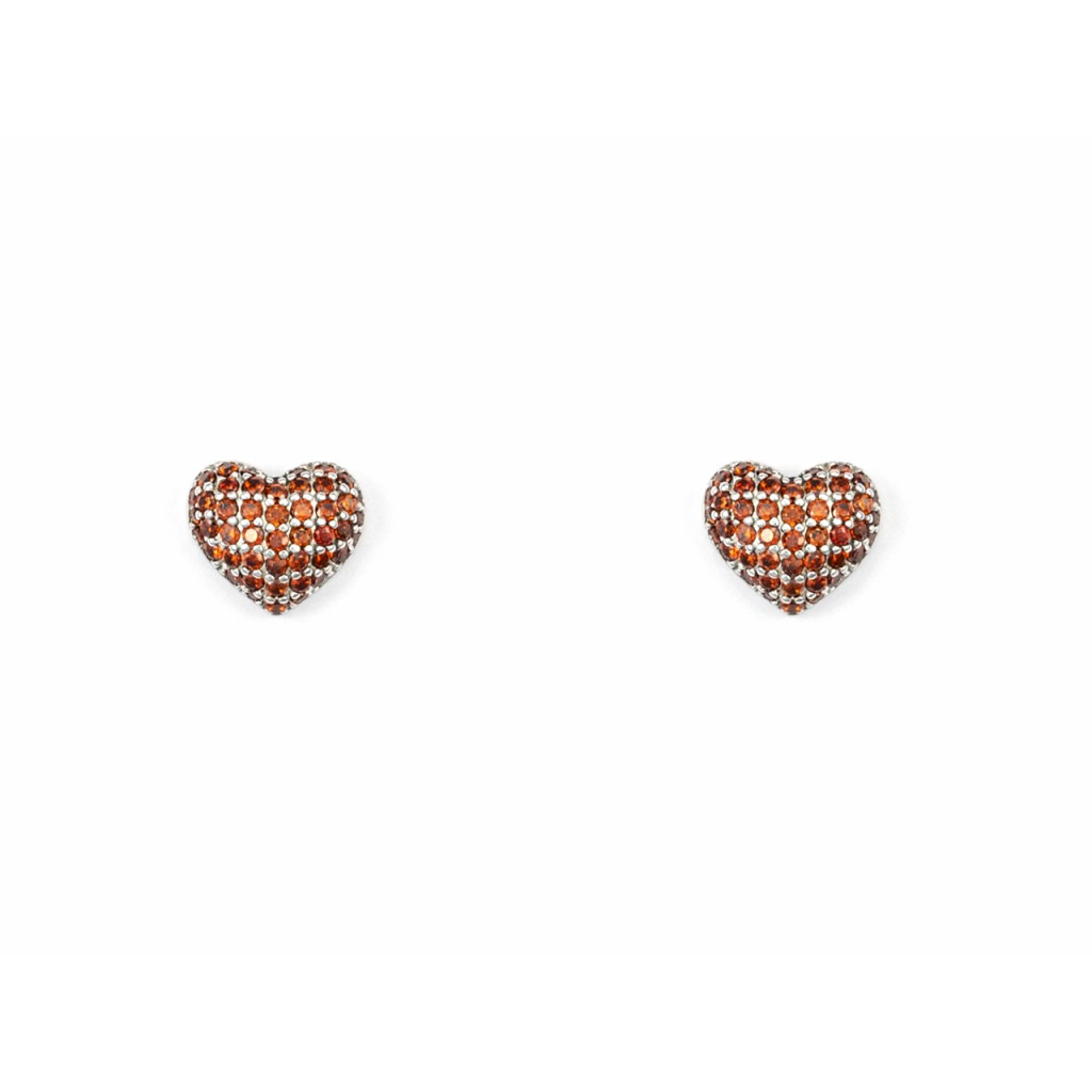 Orecchini donna in argento Cesare Paciotti con zirconi rossi regolabile 4uor5719w