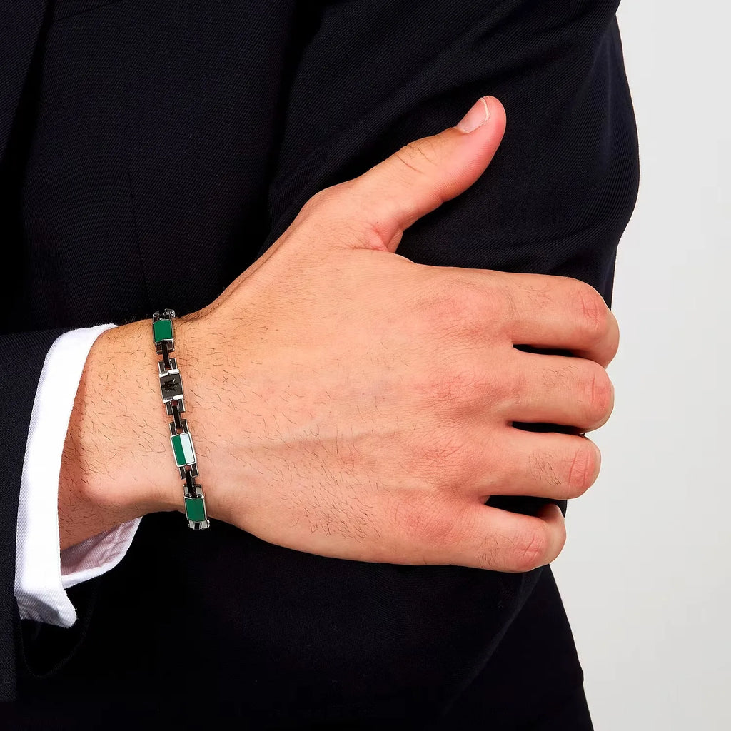 Bracciale uomo gioielli Maserati ceramic JM425ATZ68