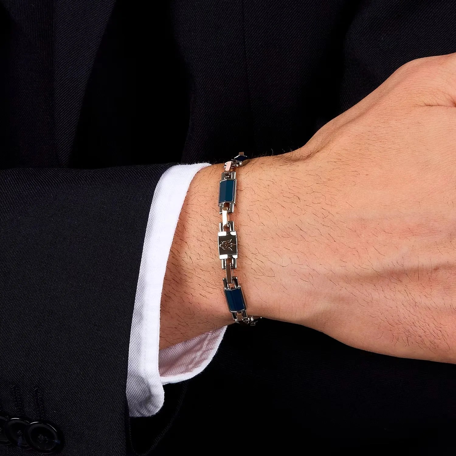Bracciale uomo gioielli Maserati ceramic JM425ATZ67