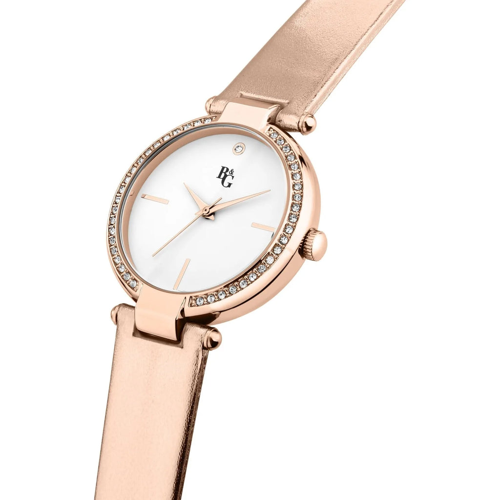 Orologio Chronostar donna rosato con quadrante bianco r3851324501