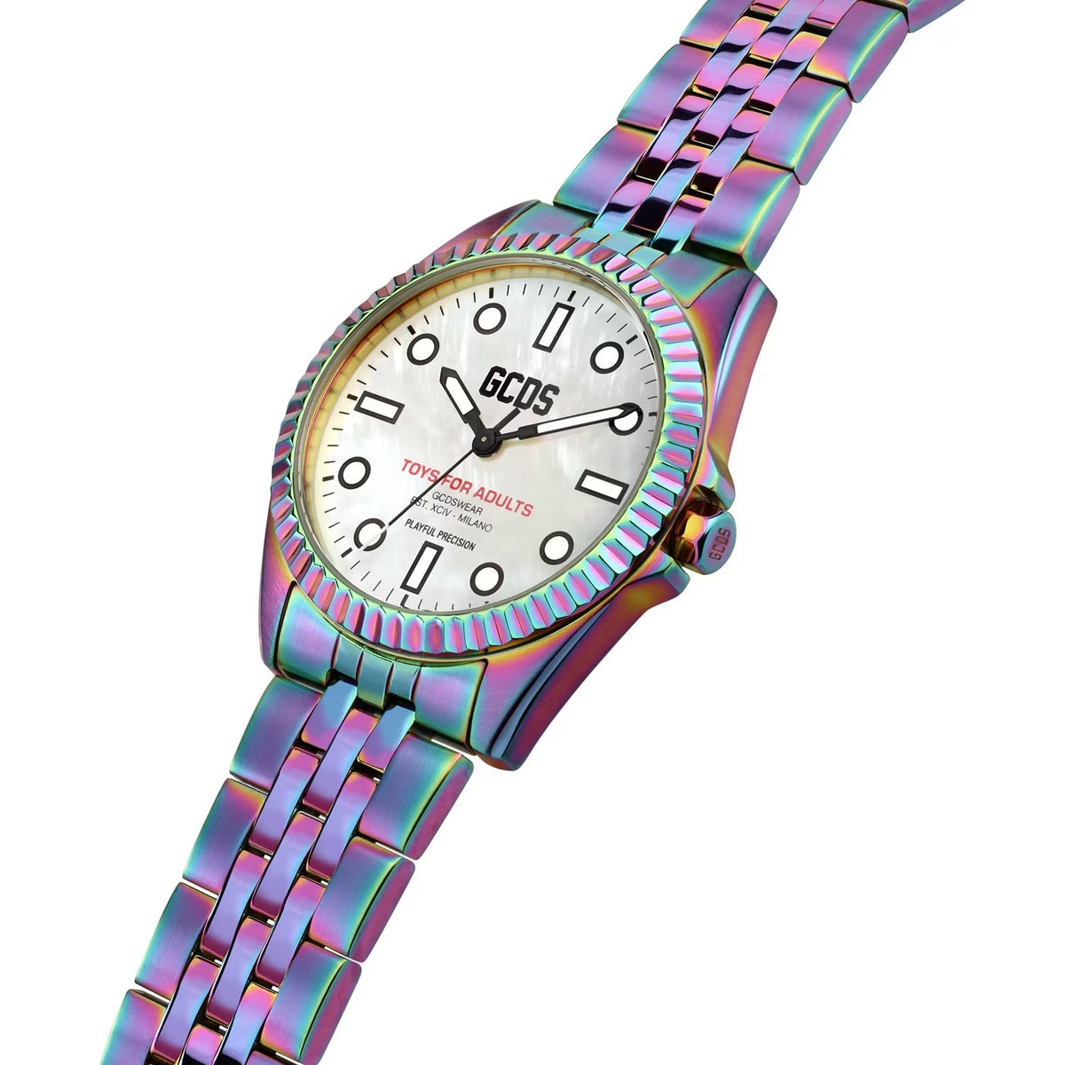 Orologio GCDS playful precision gold uomo