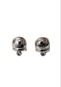 Orecchini donna campanella capri in argento 925 con zircone bianco pendente