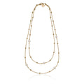 Collana donna Unoaerre in bronzo dorato e perle 2061
