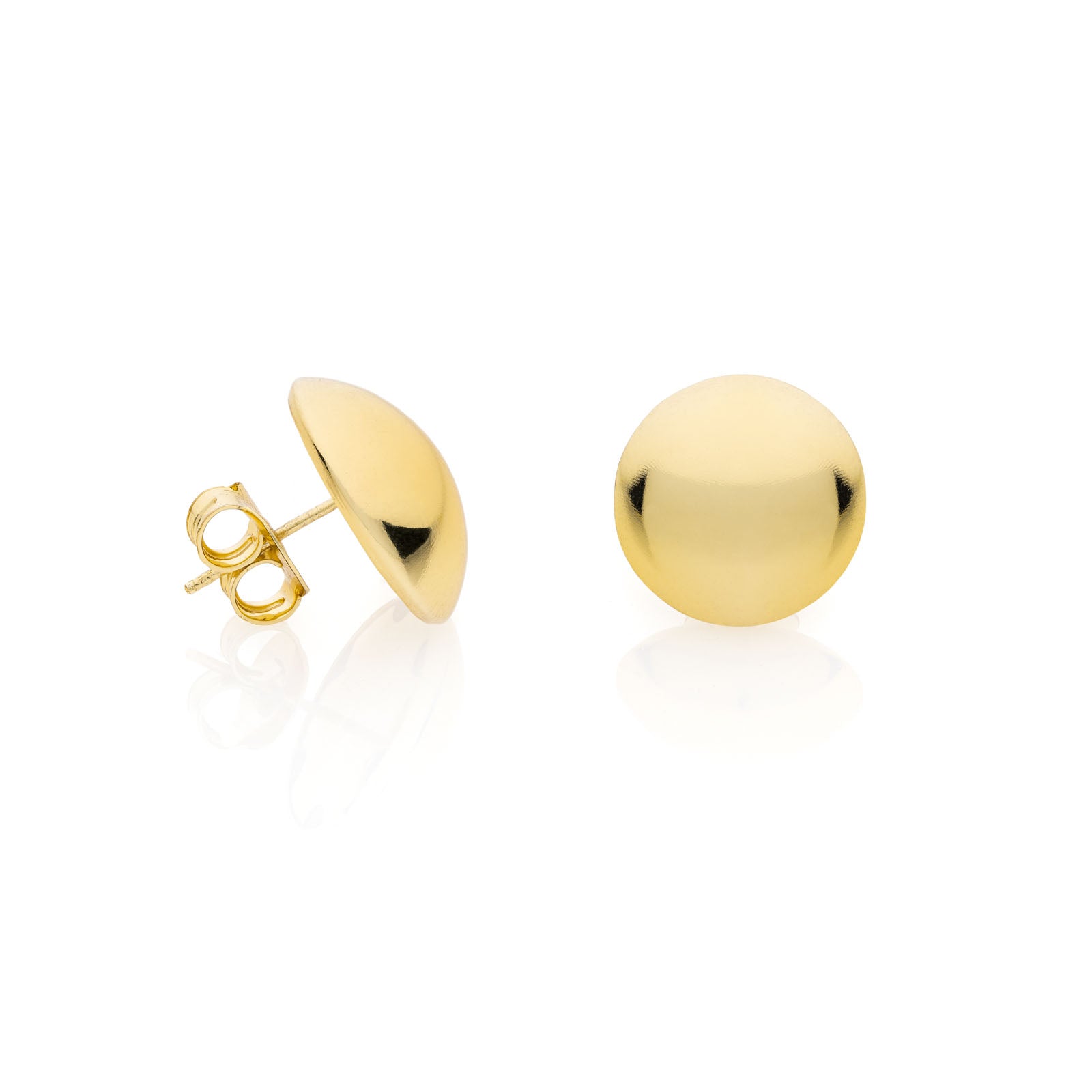Orecchini bronzo dorato a bottone 2273 Unoaerre donna