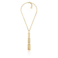Collana Unoaerre donna catena dorata a Y Dinamica 2452