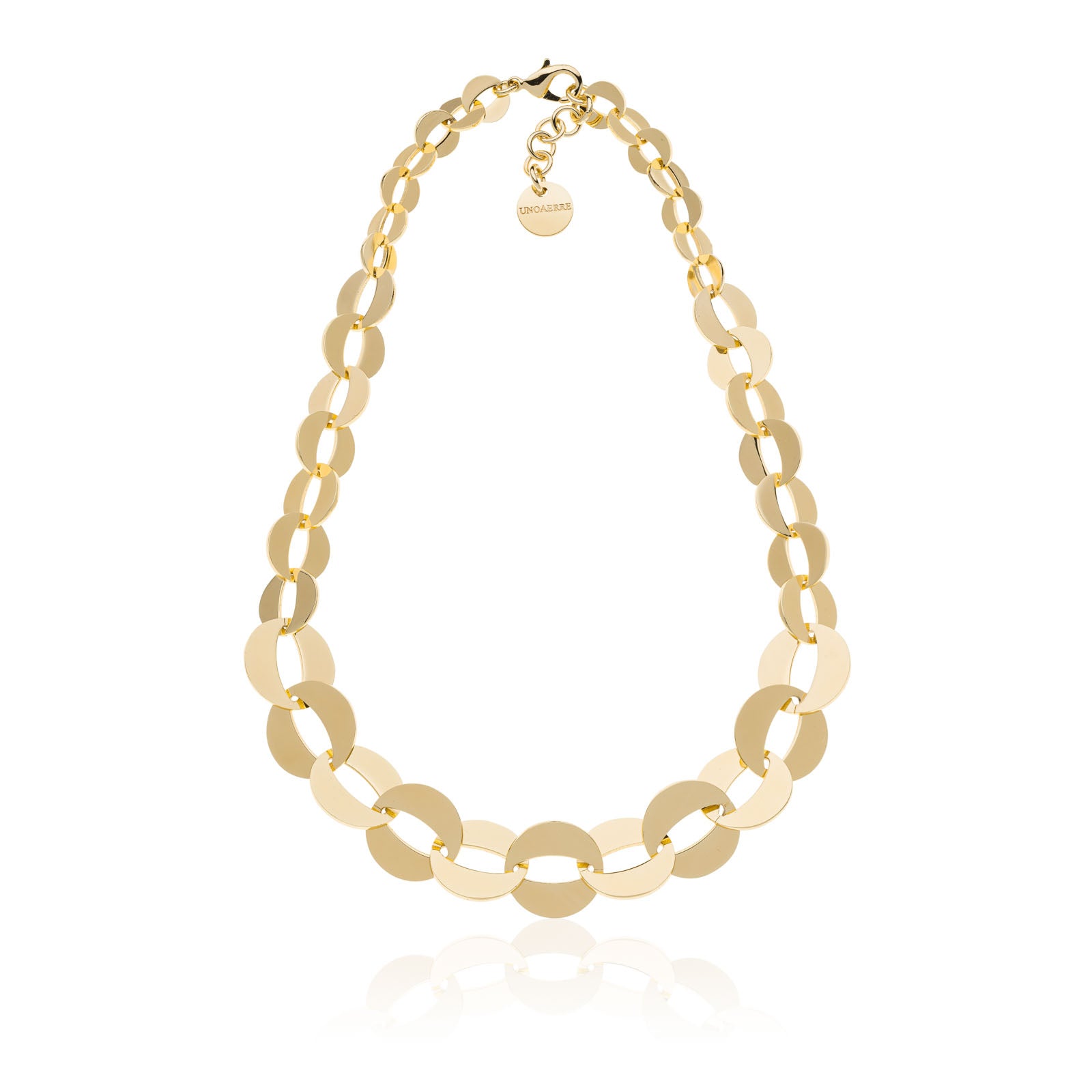 Collana Unoaerre donna catena scalare tonda 2466