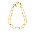 Collana catena dorata piatta Dinamica Unoaerre donna 2443