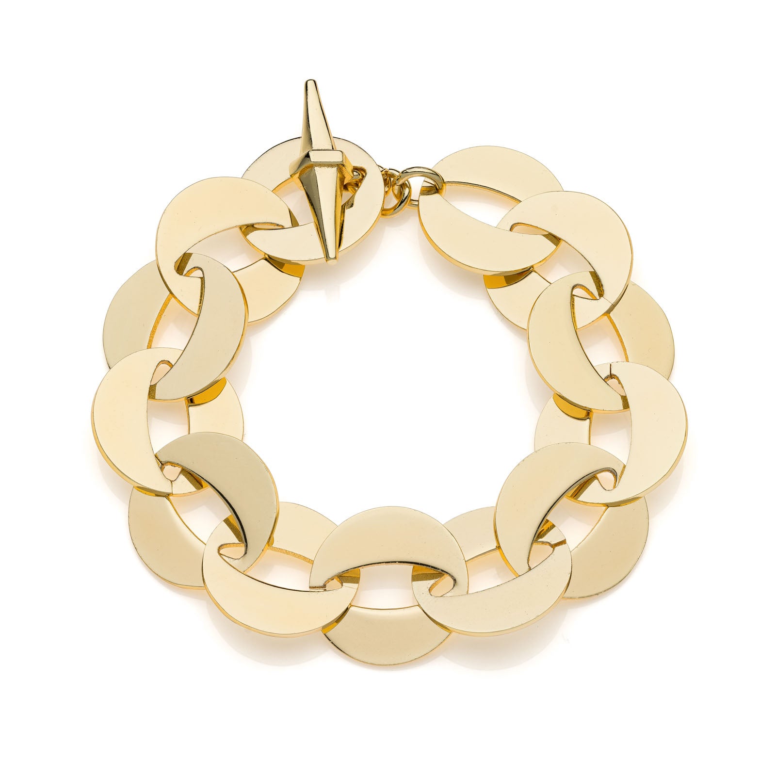 Bracciale Unoaerre donna catena tonda piatta 2468