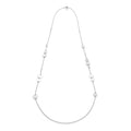 Collana lunga Dinamica argentata Unoaerre in bronzo argentato 2588