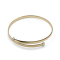 Collana donna Unoaerre tubogas con zirconi in bronzo dorato 2681