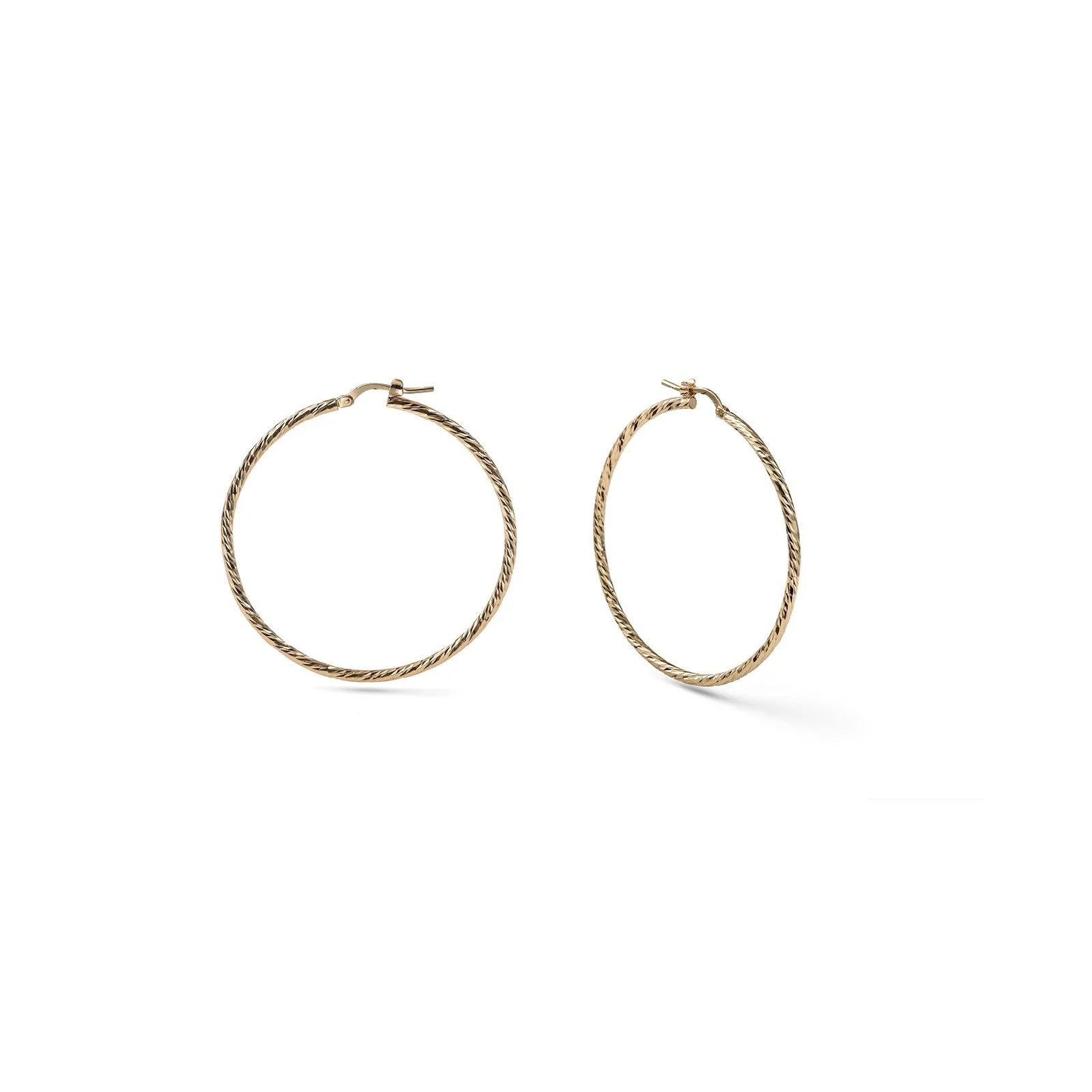 Orecchini a cerchio diamantati maxi 2733