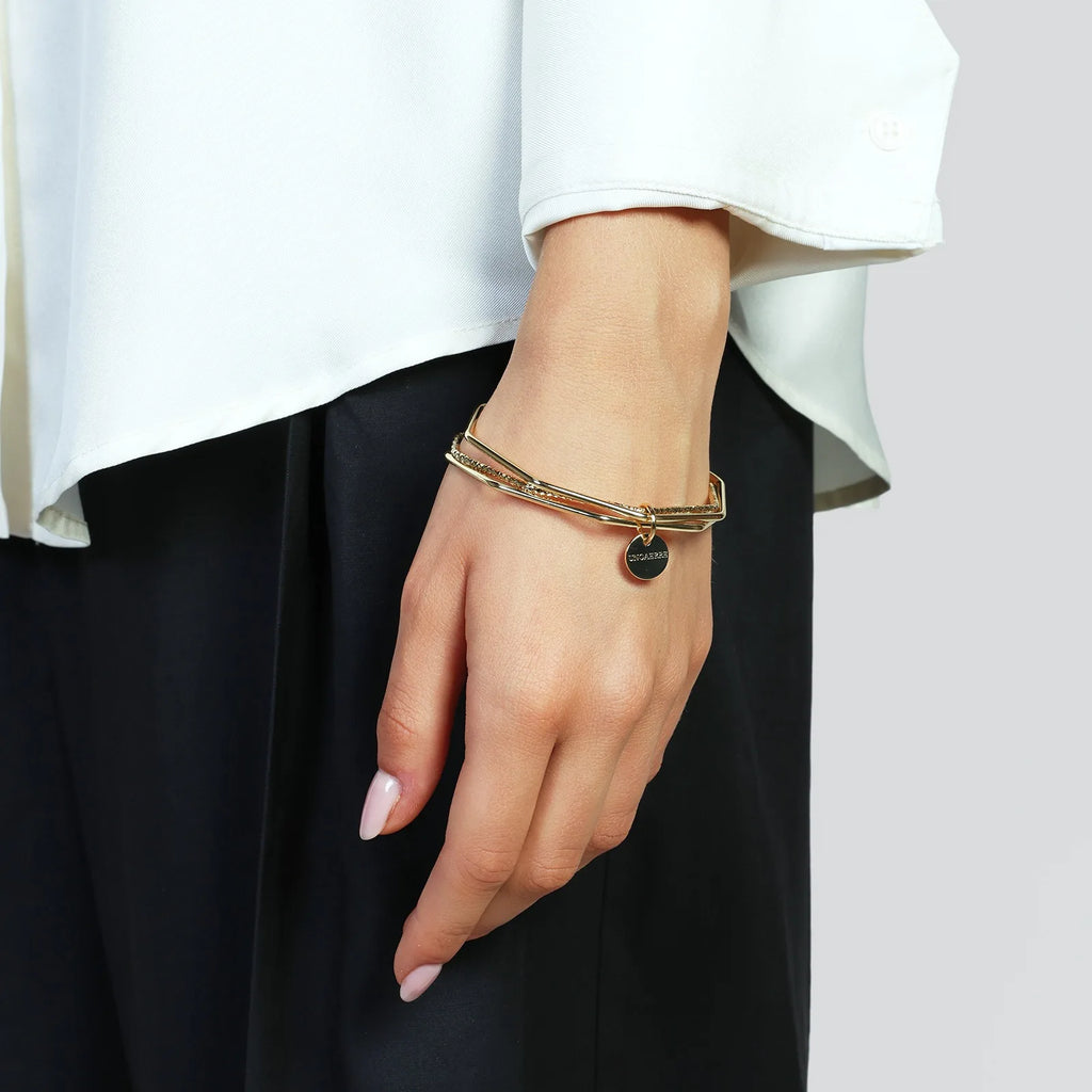 Bracciale dorato 3 bangle Unoaerre 2742