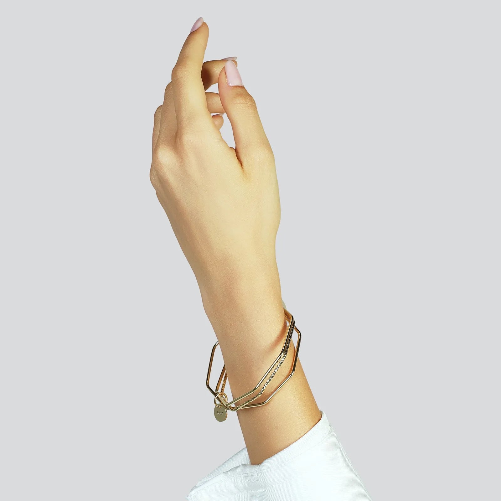 Bracciale dorato 3 bangle Unoaerre 2742