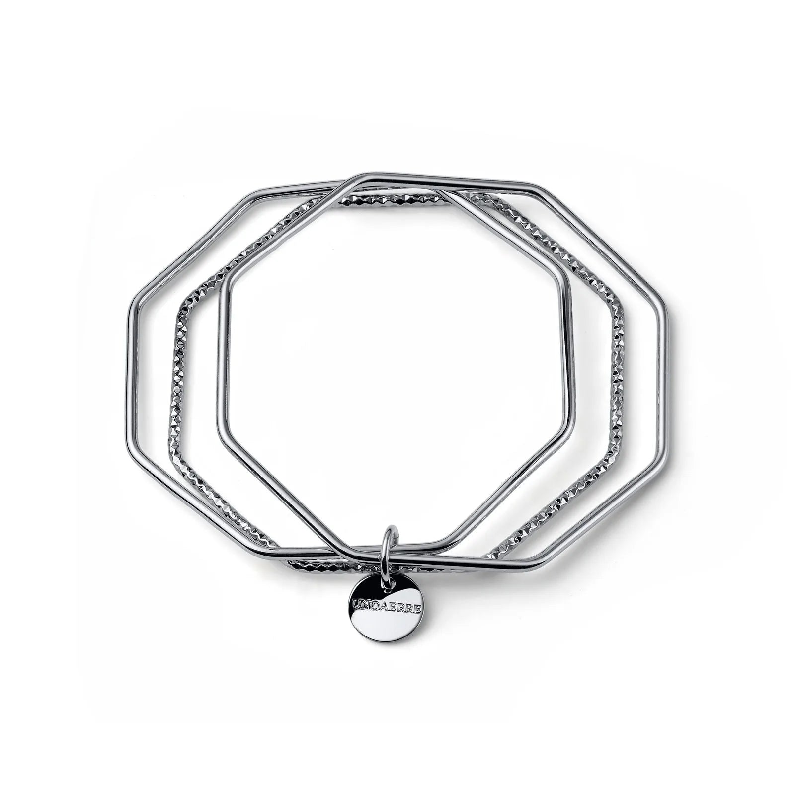 Bracciale argentato 3 bangle Unoaerre 2743
