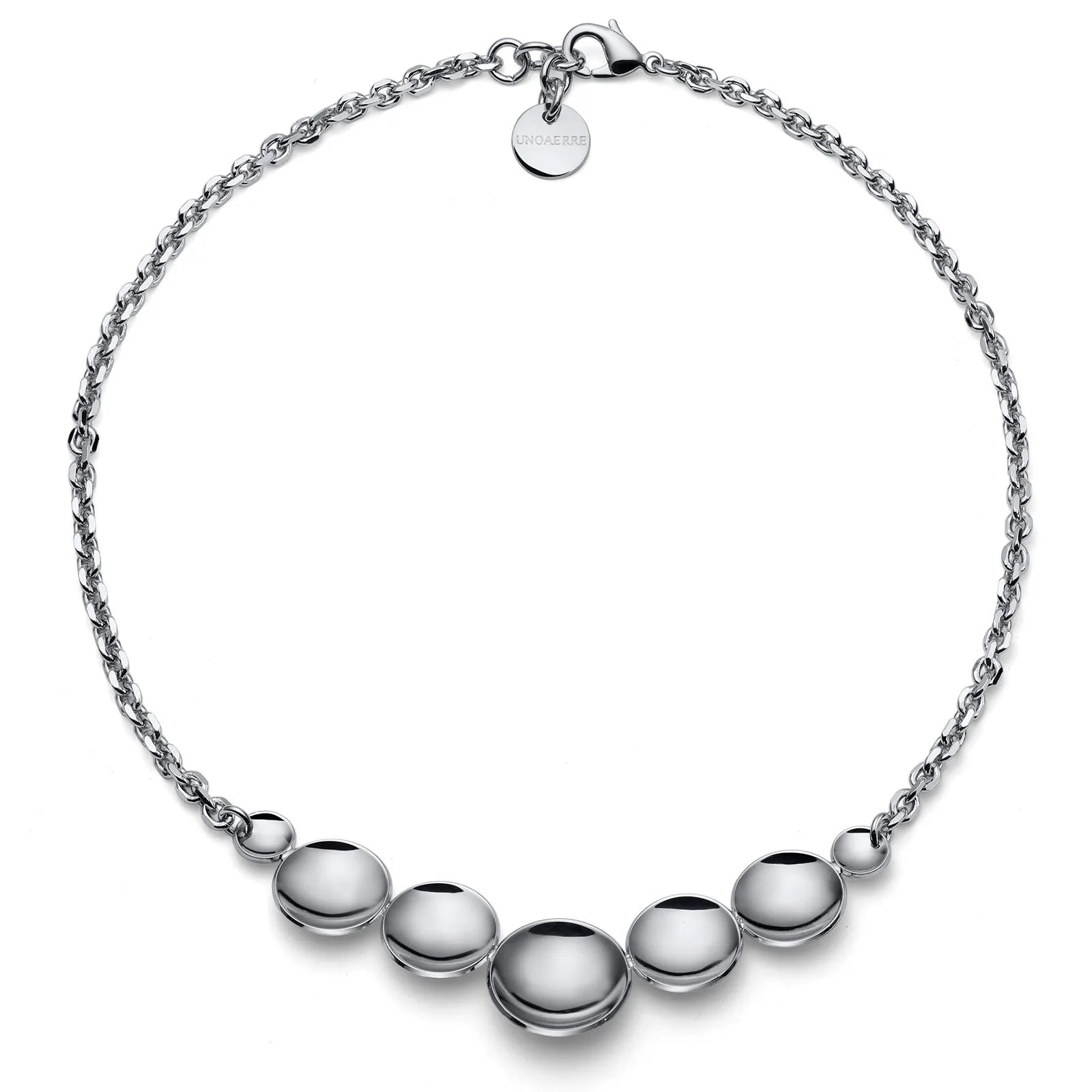 Collana catena Lux Unoaerre in bronzo argentato 2745
