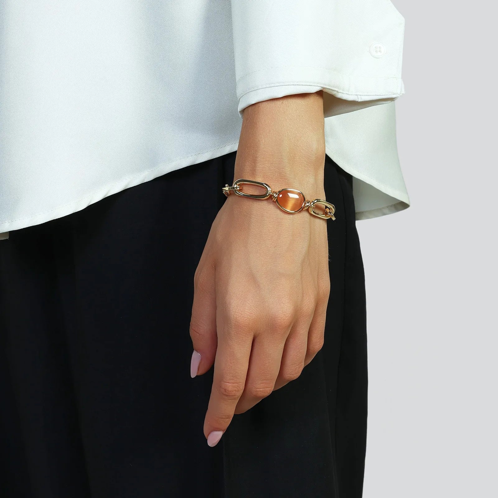 Armband mit Katzenaugen-Steinen Unoaerre 2762