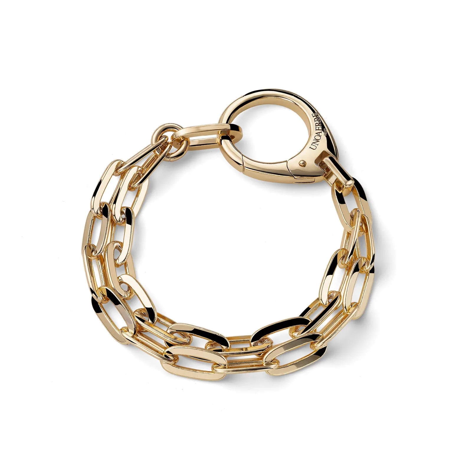 Armband Maxi-Karabiner vergoldet Unoaerre 2767