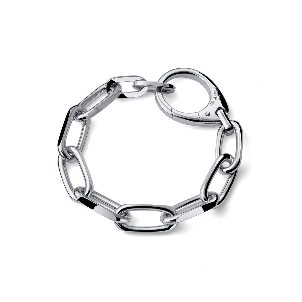 Bracciale argentato chiusura maxi Unoaerre 2770