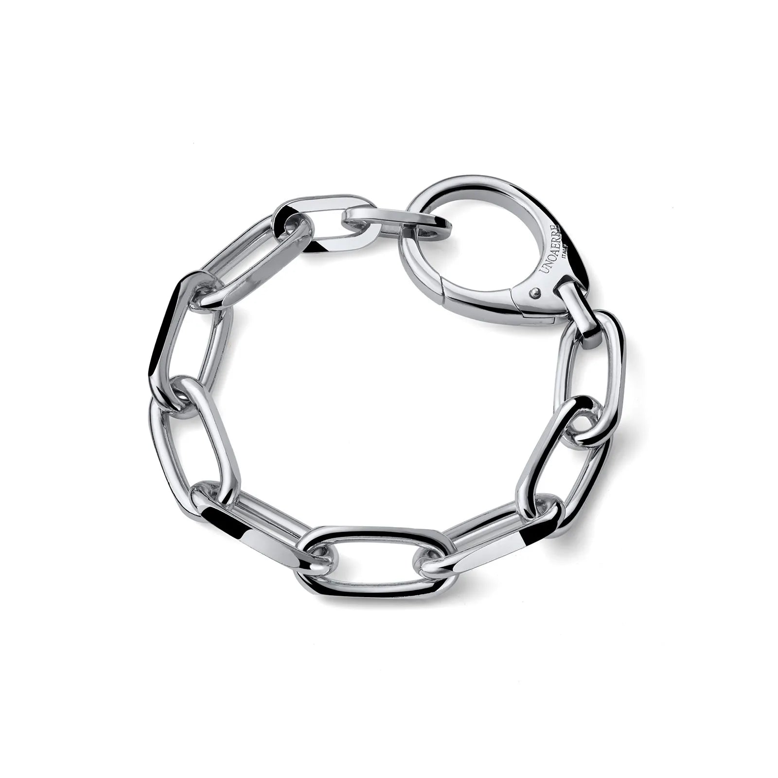 Bracciale argentato chiusura maxi Unoaerre 2770