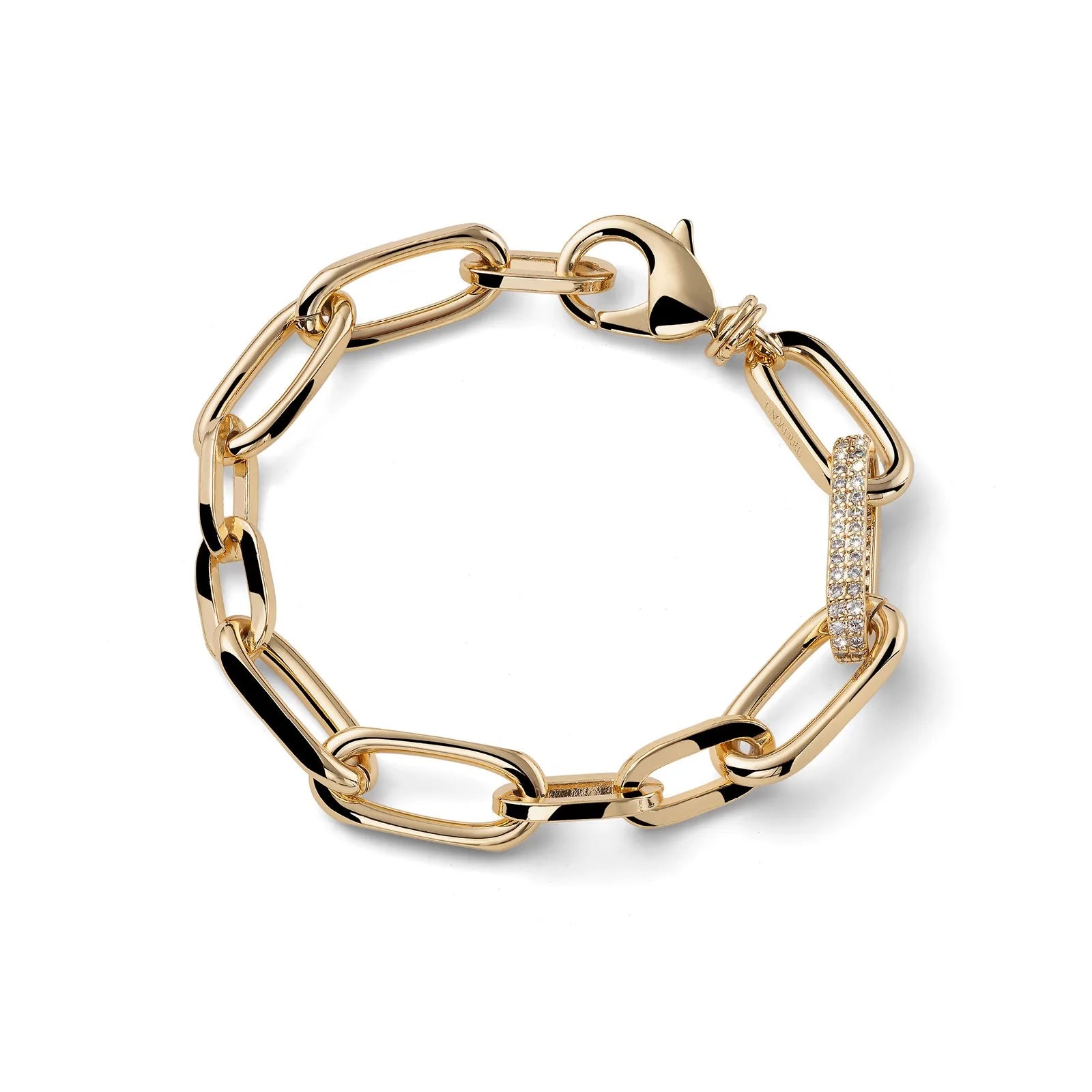 Bracciale argentato chiusura maxi Unoaerre 2771