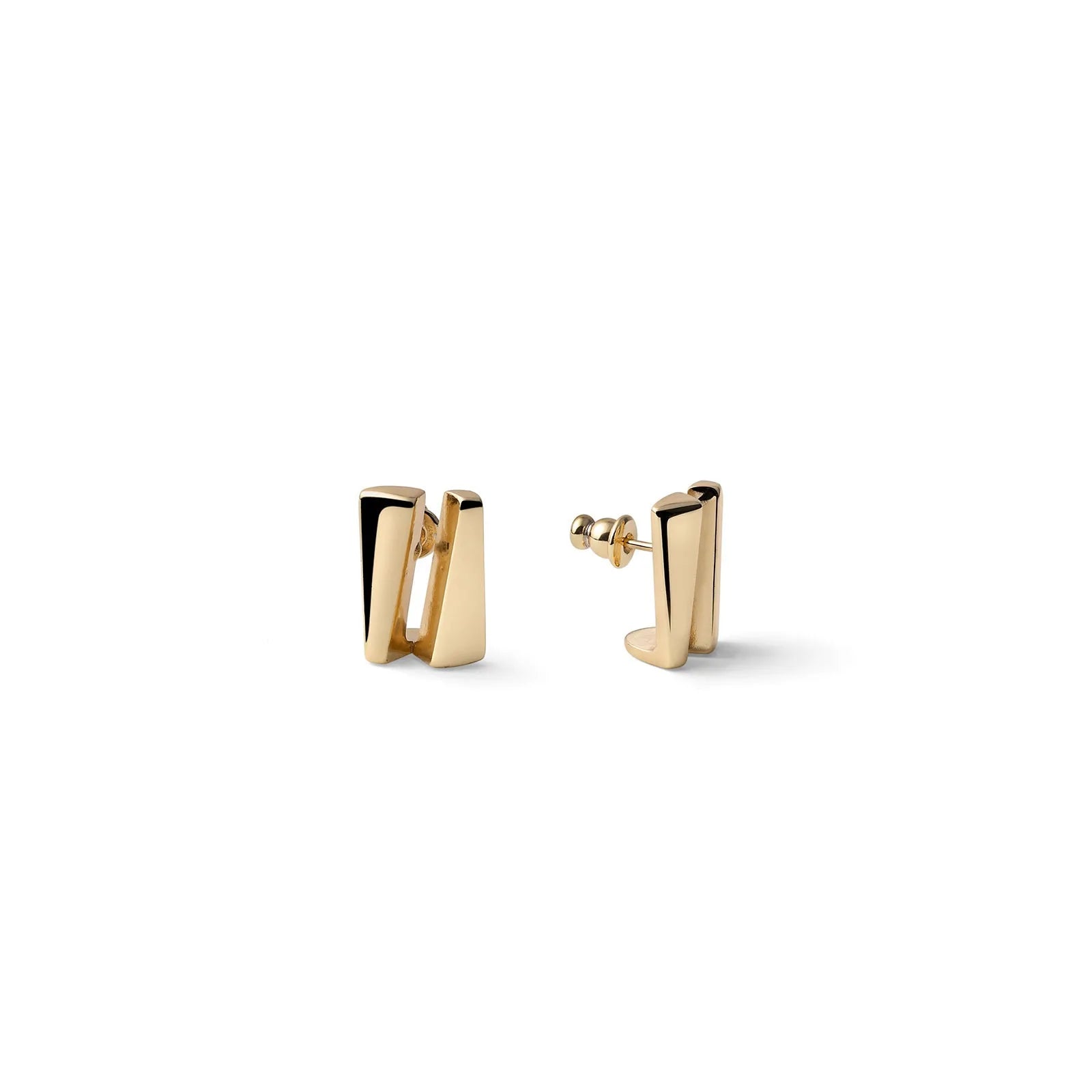 Orecchini mini dorati Dinamica Unoaerre 2784